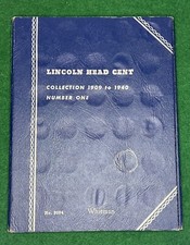 Lincoln Wheat Cent Whitman Album 76 Of 89 Coins From 1909-1940 PDS