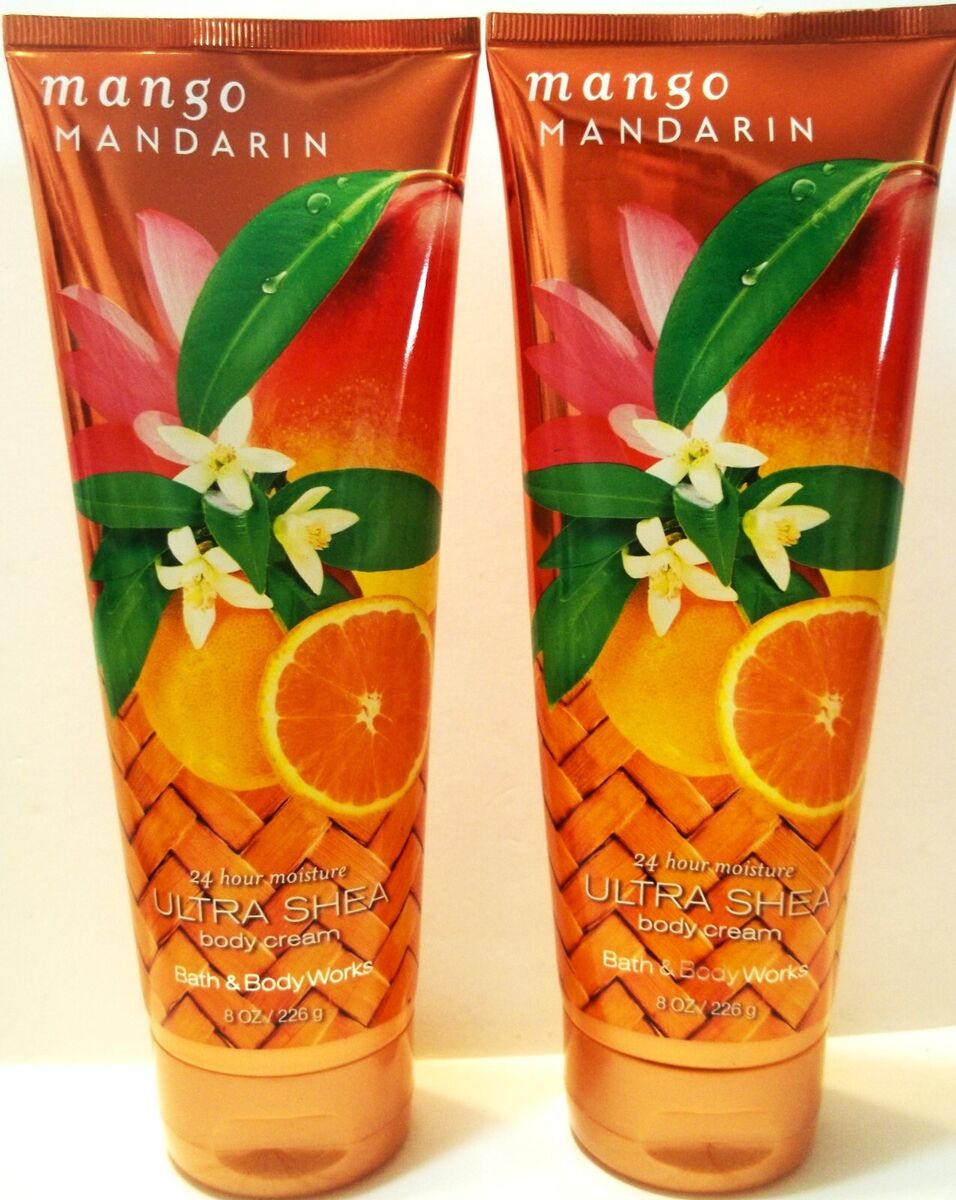 Bath Body Works MANGO MANDARIN Ultra Shea Body Cream, 8 oz/226 g, NEW x 2 | eBay Bath Body Works MANGO MANDARIN Ultra Shea Body Cream, 8 oz/226 g, NEW x 2 | eBay
