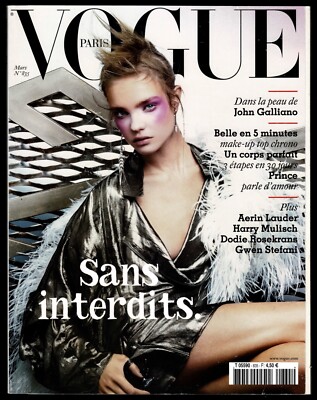 つくし　VOGUE Paris　Italia　2冊 VOGUE PARIS 03/2003 NATALIA VODIANOVA PAOLO ROVERSI RAQUEL