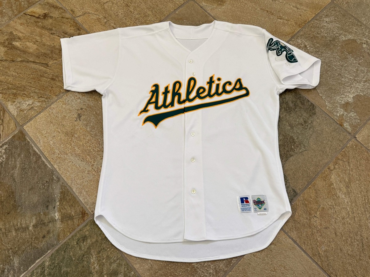 Vintage Oakland Athletics Team Issued Russell Baseball Jersey