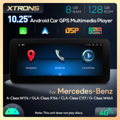 10,25'' 8G+128GB Für Autoradio Mercedes A/GLA/CLA/G Klasse W176 X156 C117 NTG5.1