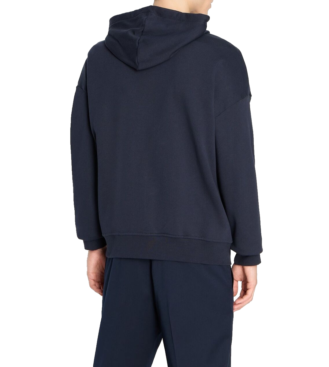 ARMANI EXCHANGE Hoodie Mens Eagle Logo-Print Full-Zip Fleece