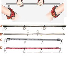 Bondage Metal Adjustable Leg Open Bar for Handcuffs Ankle Cuff Restraints BDSM