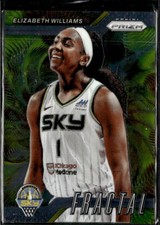 2024 Panini WNBA Prizm Fractal Elizabeth Williams Chicago Sky #14 