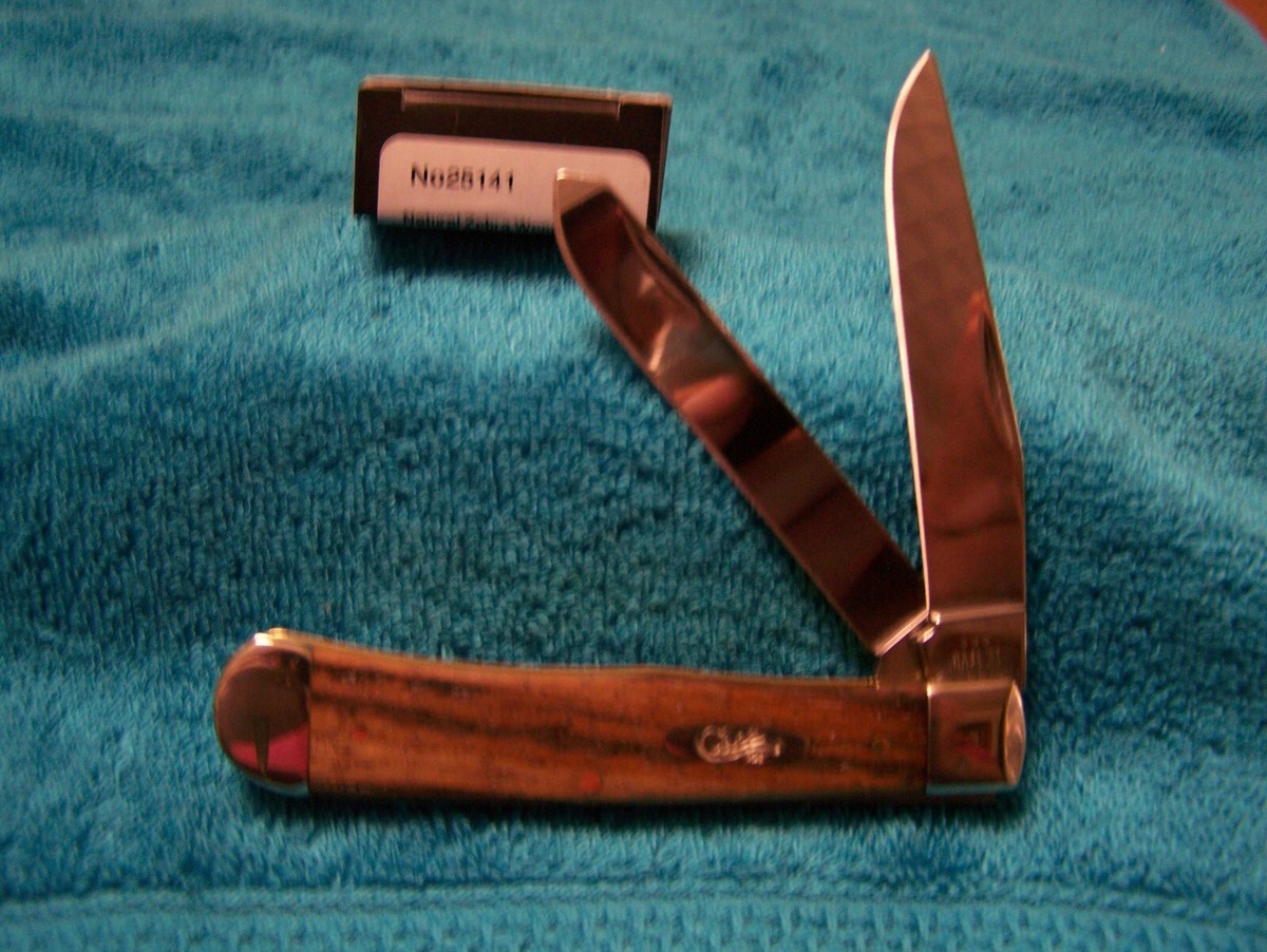 Case XX Natural Smooth Zebra Wood 7254 SS Trapper 25141 new 2024