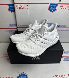 Adidas Ultra Boost 1 0 Triple White Size 10 5 Release Og Volt S Ebay