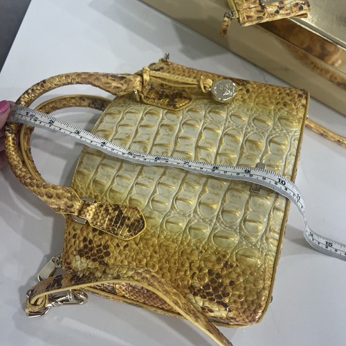 Brahmin Purse Golden Duxbury Mini Tote , Leopard Print Wallet Box - Picture 22 of 22