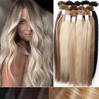 Flat Keratin Tip Hair Pre Bonded Remy Russian Human Hair Extensions/Nail-U-Tip