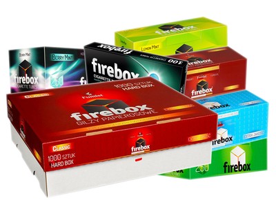 Firebox Full Flavour und Aroma Zigarettenhülsen 