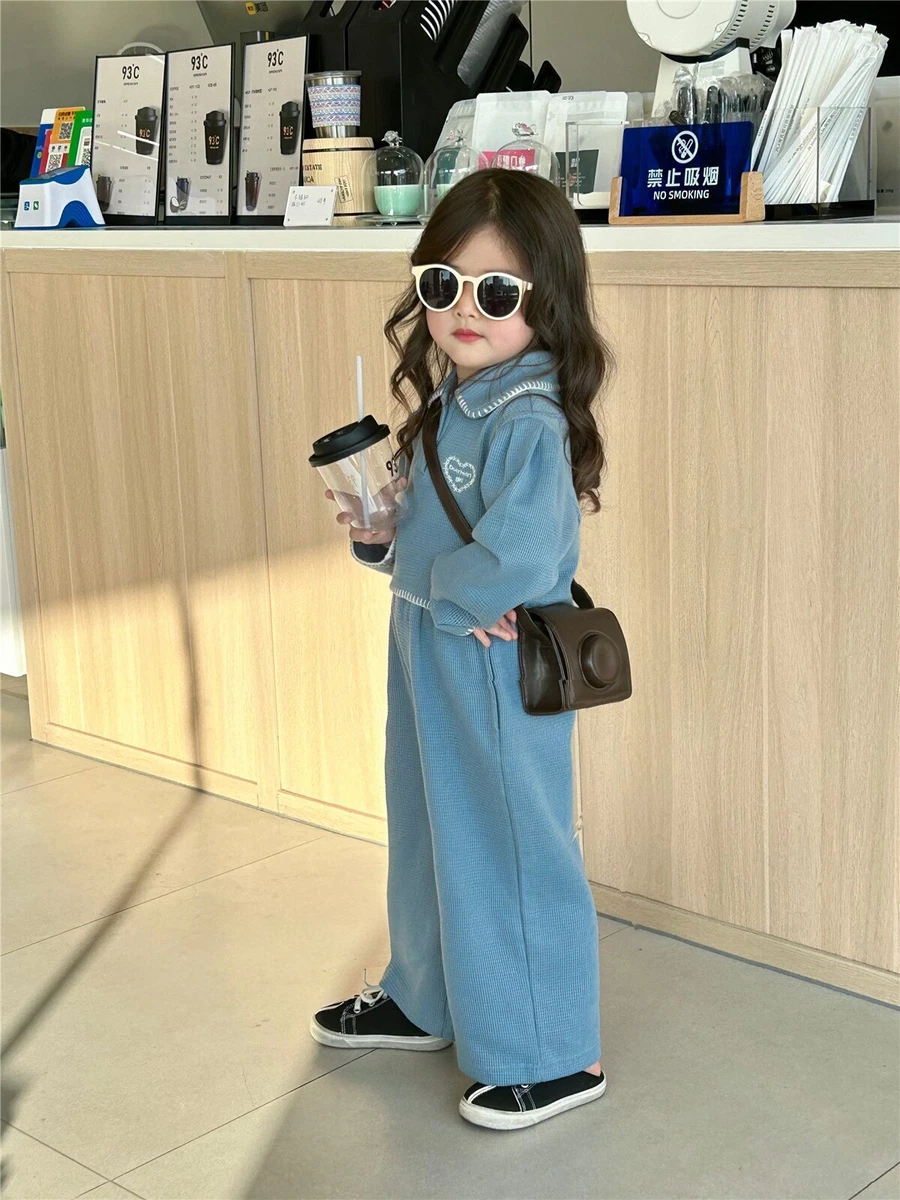 Jeans For Kids Girls Pants For Kids Jeans Hight Waist Baggy Pants Wide Leg Pants  Girls Korean Loose Casual Wide Leg Pants Childrens Clothing Korean Fashion  6-12 Years | Lazada PH