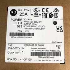 25A-D037N114 PowerFlex 523 18.5kW 25Hp AC Dri...