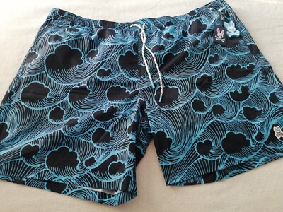 Psycho Bunny 5XL Colorful Burst Chelton Swim Trunks  New