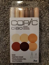 Copic Ciao Markers SKIN TONES Colors 6pk