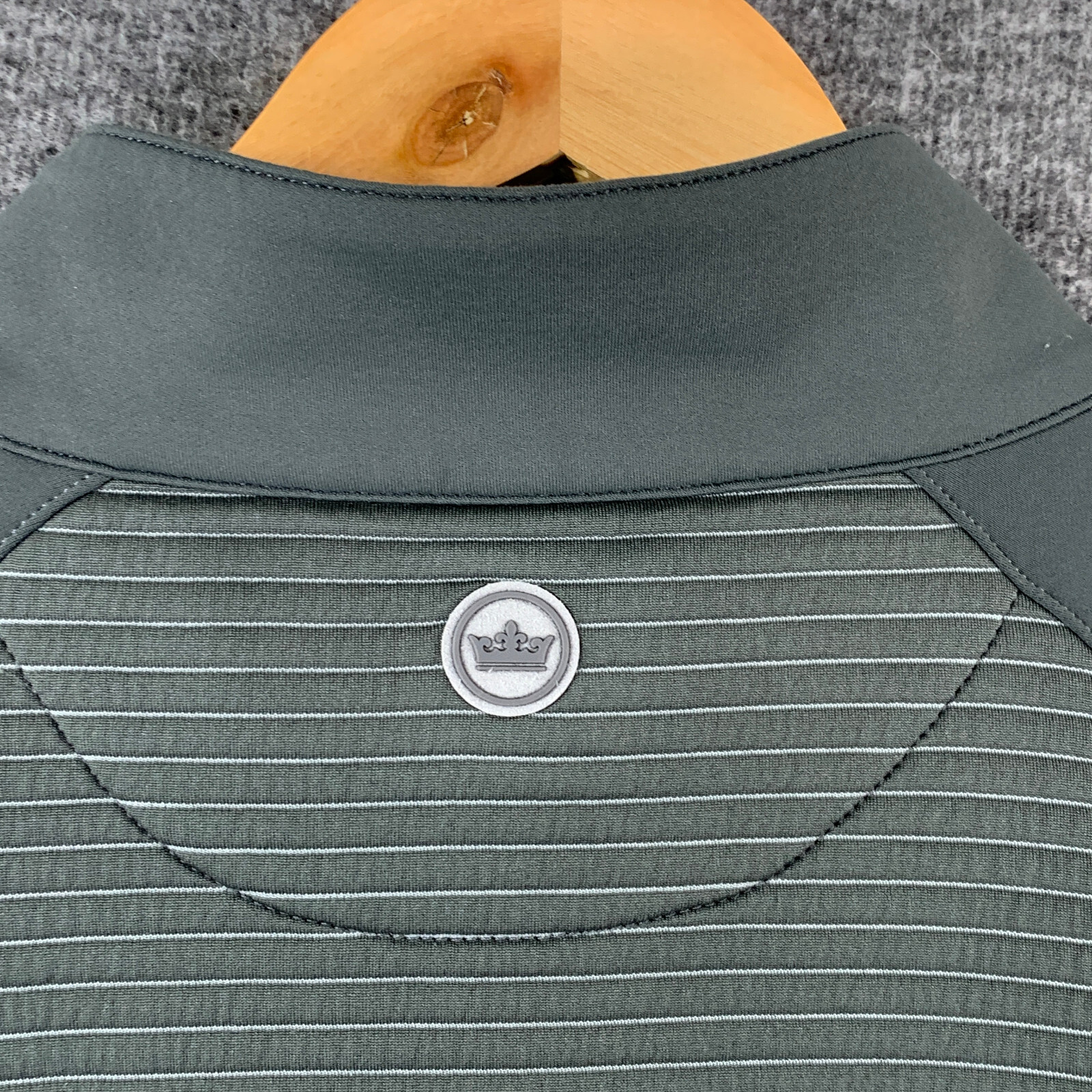 Peter Millar Jacket Men Extra Large Gray Quilted … - image 10