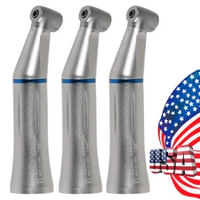 3X USA NSK Style Inner Dental Slow Low Speed Contra Angle Handpiece Push E-Type