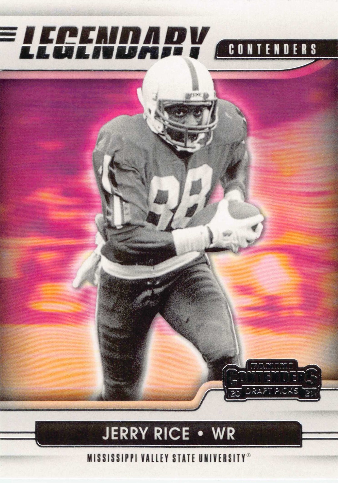 2021 Panini Contenders Draft Picks Legendary # 10 Jerry Rice