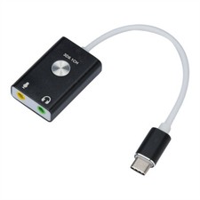 USB Sound Card External HiFi Voice 9.1 3D CH Audio Adapter for Desktop Laptop PC