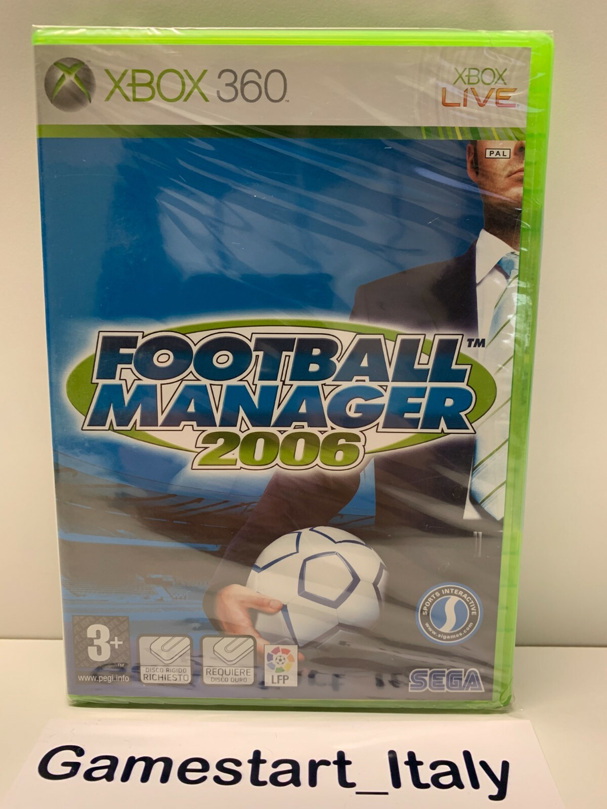FOOTBALL MANAGER 2006 - XBOX 360 - GIOCO NUOVO SIGILLATO PAL VERSION - NEW