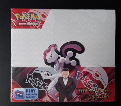 Pokémon Destined Rivals Booster Box Englisch Display Sealed mit PET Case