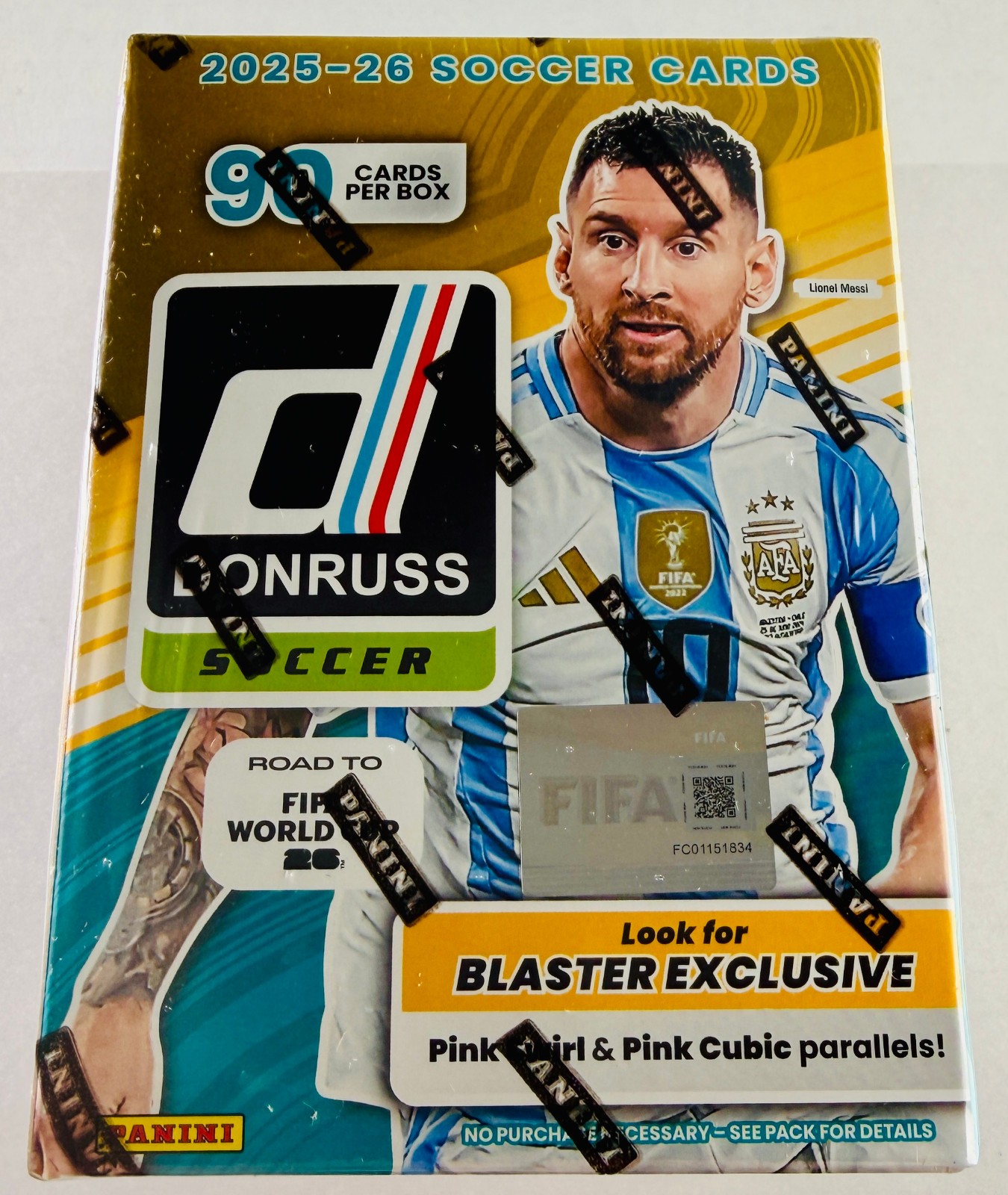 Panini 2025-26 Donruss Soccer Road to FIFA World Cup Blaster Box 90 Cards HOBBY