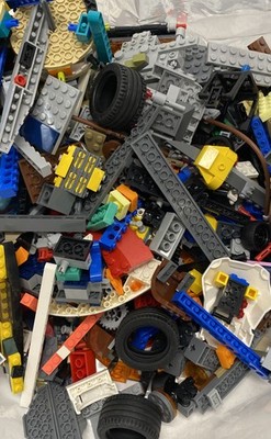 LEGO Building Bricks Bulk Lot Mixed Pieces 3.6 lbs Technic Specialized Parts