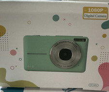 44.0MP 16x Zoom Compact Digital Camera 1080p HD Video Green f/3.2