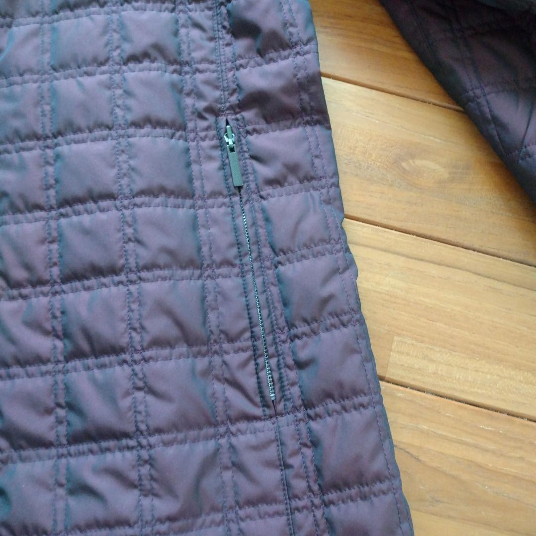 Rare Burberry London Down Coat US Size S Padded Quilted Black Women Authentic image 8