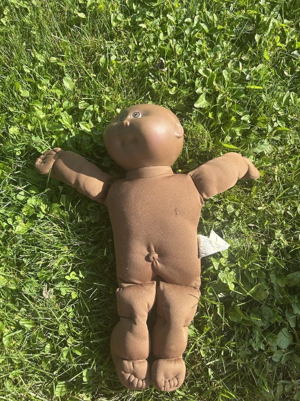 Cabbage Patch Kids Baby Vintage 1978 1982 Black African American Bald 14”