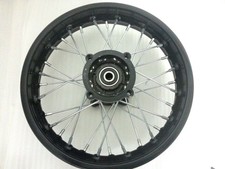 RIM50 REAR WHEEL RIM 12" 1.85 FOR PIT / DIRT BIKE 110CC 125CC BLACK 15MM SPINDLE