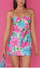 NWT  $198 Show Me Your MuMu Dani Dress Size Medium Floral best seller 