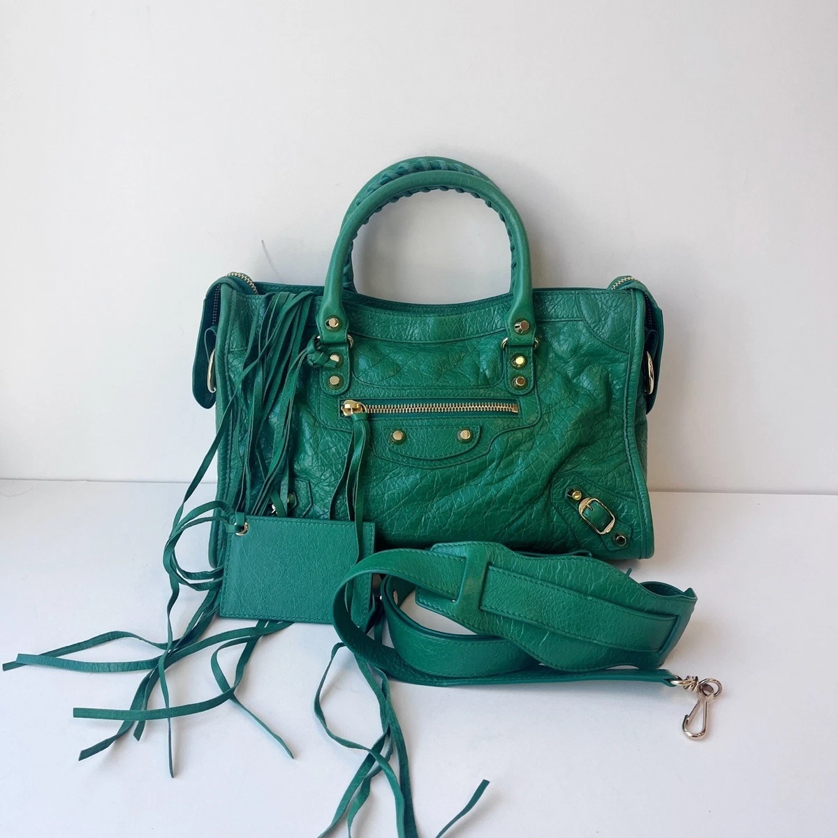 Balenciaga City Green Bags & Handbags for Women for sale - eBay