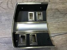 1967 68 DODGE POLARA STATION WAGON NOS C BODY MOPAR DASH TRIM BEZEL PW TG SWITCH