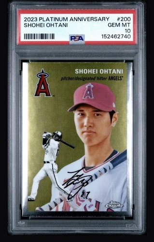 2023 Topps Chrome Platinum Anniversary Shohei Ohtani #200 PSA 10