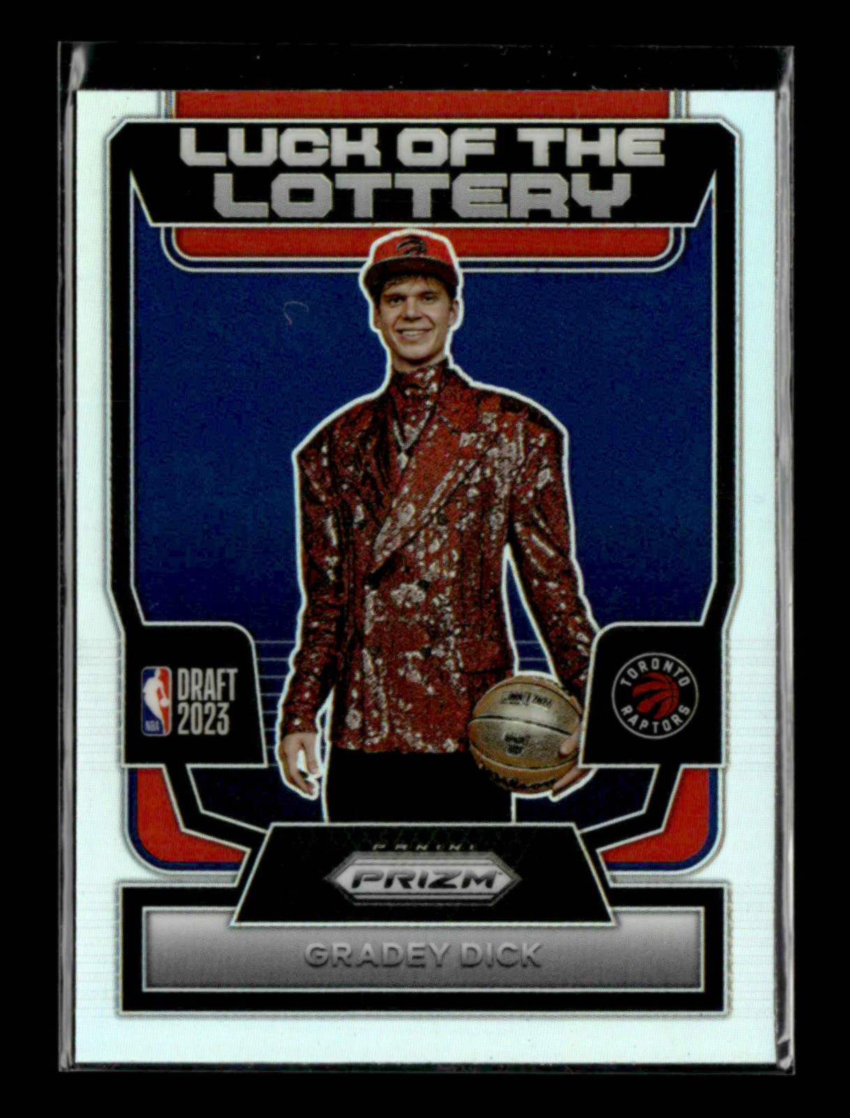 Gradey Dick 2023-24 Panini Prizm Basketball Silver Luck of the Lottery [yyh11