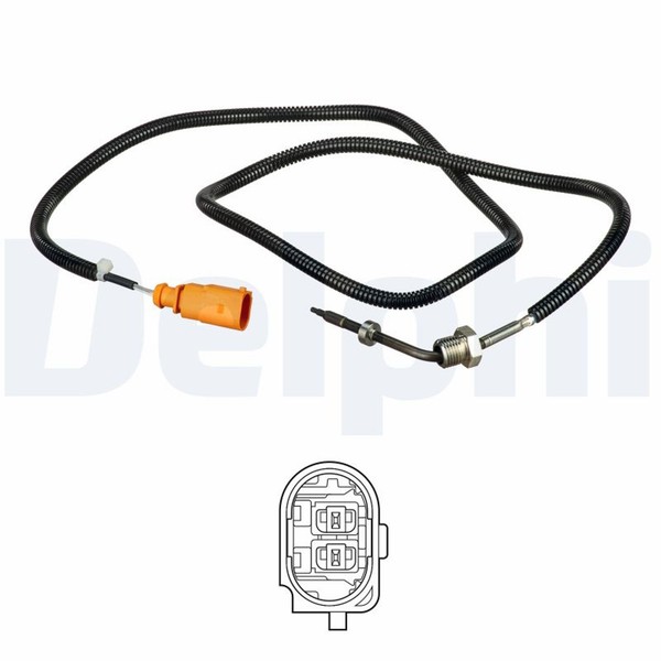 Delphi Sensor Abgastemperatur TS30264 Nach RußPartikelfilter FüR VW Transporter-image