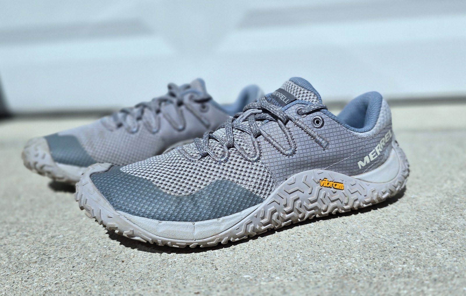 Merrell Trail Glove 7 scarpe Vibram a piedi nudi grigio donna taglia 6 5