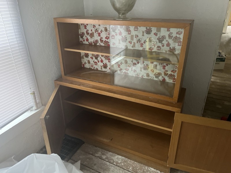 1950s mid century modern cabinet