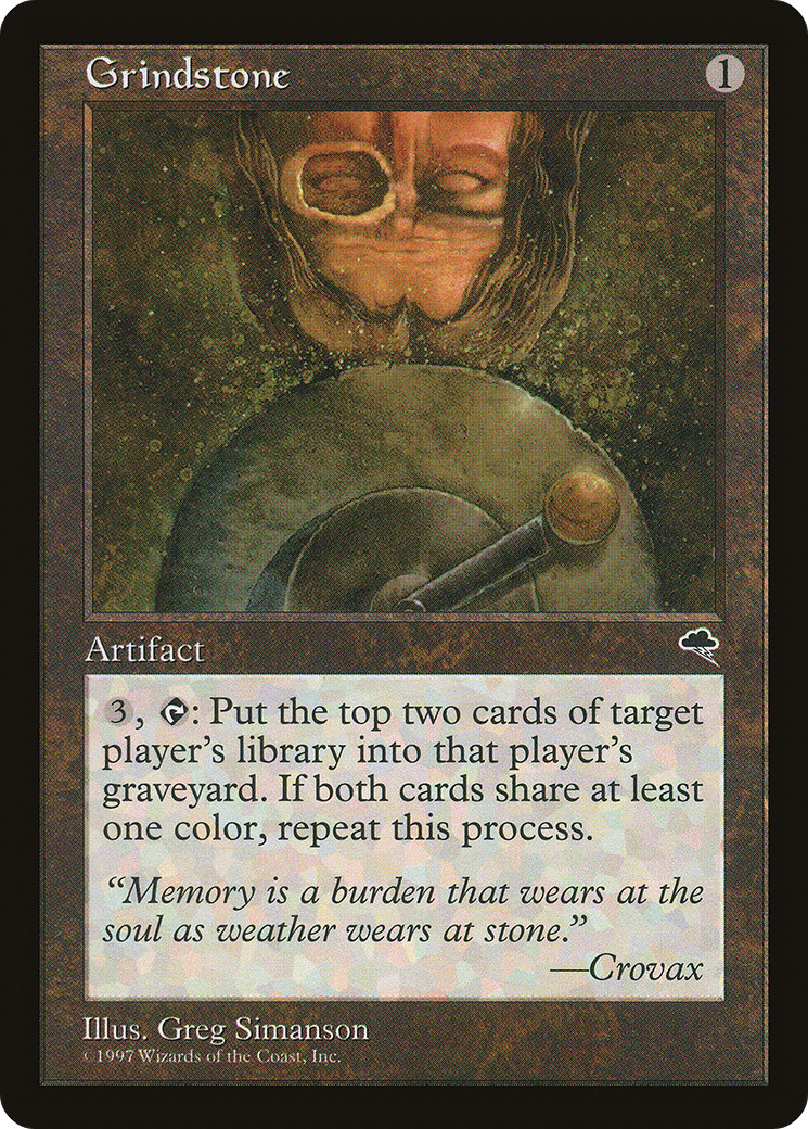 Grindstone (x1) - Tempest  - R290 - EX/NM  - 4RCards