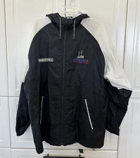 Members Only Men's Windbreaker Jacket Hoodie 94 Goodwill Games Size M