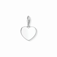 "Thomas Sabo Charm-AnhäNger \"Herz\" Gravierbar Silber 1634-001"