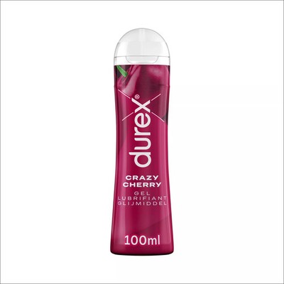 Wasserbasiertes Gleitgel Durex Play Crazy Cherry - 100 ml