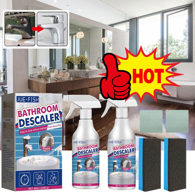 Stubborn Stains Cleaner - Bathroom Descaler, Bathroom Foam Cleaner Spray-