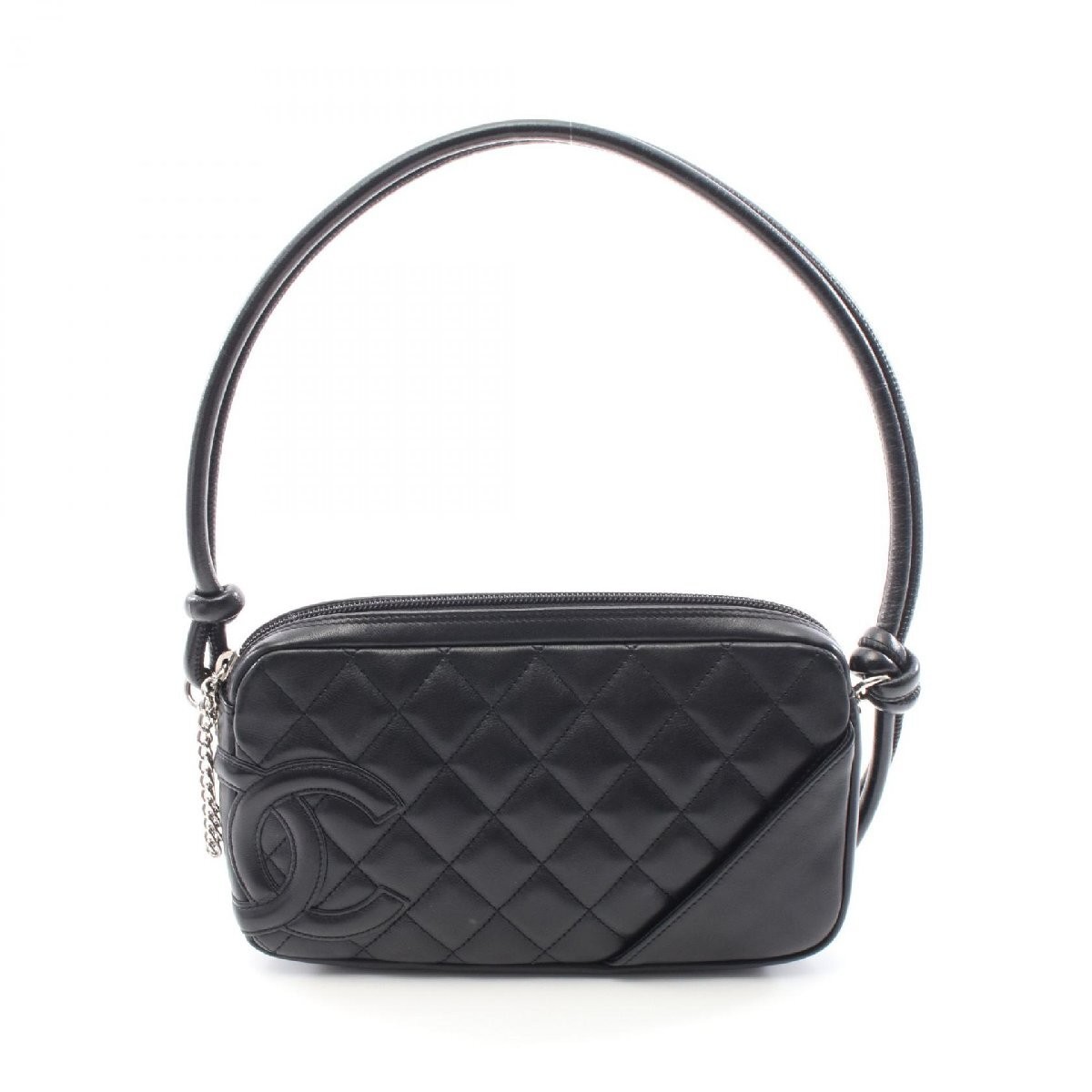 Chanel Cambon Line Lambskin Handbag 63031 Black