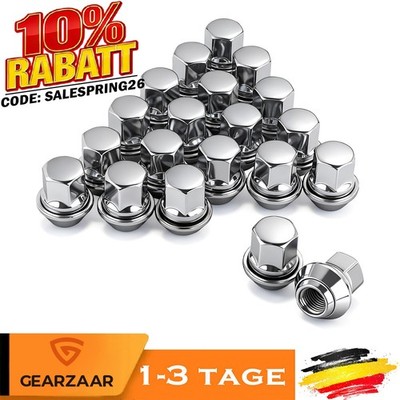 Radmuttern Kegelbund M12x1,5 SW19 Ersatz für Ford Mondeo Alufelgen 20x Für Ford