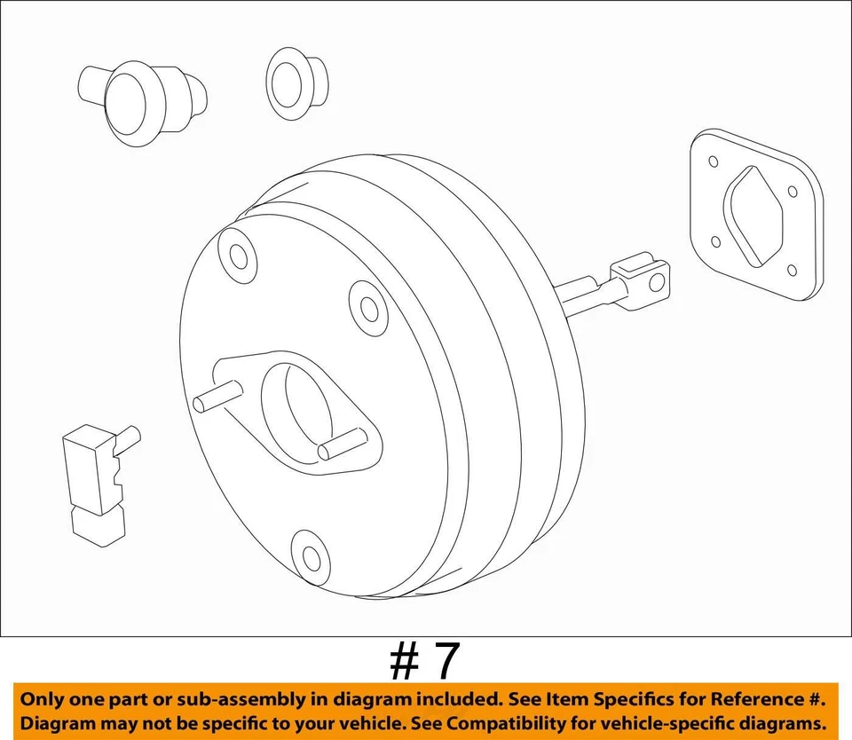 Amplificador de freno eléctrico Saturn Outlook OEM BDM4D Foto 3 de 3
