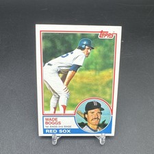 1983 Topps Baseball Wade Boggs #498 Rookie Card. rookie card picture