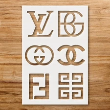 Logo Fashion Design Stencil for Luxury Home Decor