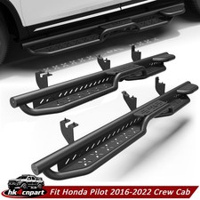 New Running Boards Side Steps Nerf Bars Fit For Honda Pilot 2016-2022 Crew Cab