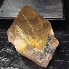 206g Natural rutilated quartz crystal specimen mineral reiki Decor