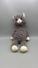 Retired Jellycat Blowzy Belle Cat Grey Soft Toy Plush Kitten RARE Collectable